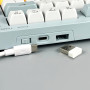 Клавіатура бездротова мембранна Onikuma G80 RGB Bluetooth, дротове, 2.4G (94 клавіш) (з Eng розкладкою)