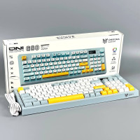 Клавіатура бездротова мембранна Onikuma G80 RGB Bluetooth, дротове, 2.4G (94 клавіш) (з Eng розкладкою)