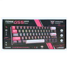 Клавіатура дротова Onikuma G55 RGB (61 клавіши) (з Eng розкладкою)