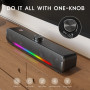 Колонка комп'ютерна Onikuma L16 RGB (Bluetooth+USB) (38,0*6,7*6,8см)