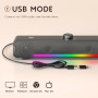 Колонка комп'ютерна Onikuma L16 RGB (Bluetooth+USB) (38,0*6,7*6,8см)