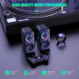 Колонка комп'ютерна Onikuma L6 RGB Light (Bluetooth+USB+3.5mm) (18,0*10,5*8,0 см)