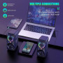 Колонка комп'ютерна Onikuma L6 RGB Light (Bluetooth+USB+3.5mm) (18,0*10,5*8,0 см)