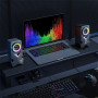 Колонка комп'ютерна Onikuma L2 RGB Full Range (Bluetooth+USB) (19,0*9,0*9,0 см)