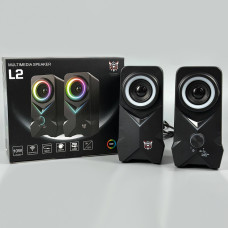 Колонка комп'ютерна Onikuma L2 RGB Full Range (Bluetooth+USB) (19,0*9,0*9,0 см)