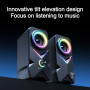 Колонка комп'ютерна Onikuma L2 RGB Full Range (Bluetooth+USB) (19,0*9,0*9,0 см)