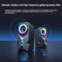 Колонка комп'ютерна Onikuma L2 RGB Full Range (Bluetooth+USB) (19,0*9,0*9,0 см)