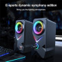 Колонка комп'ютерна Onikuma L2 RGB Full Range (Bluetooth+USB) (19,0*9,0*9,0 см)