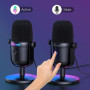 Ігровий мікрофон Onikuma M830 RGB Condenser Gaming (від USB)