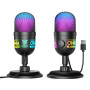 Ігровий мікрофон Onikuma M930 RGB Condenser Gaming технологія Plug and Play (від USB)