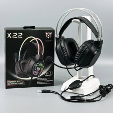 Навушники комп'ютерні Onikuma X22 RGB з мікрофоном