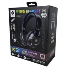 Навушники комп'ютерні Onikuma X31 RGB з мікрофоном