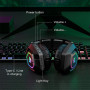 Навушники комп'ютерні Onikuma B100 Gaming з мікрофоном та з 3ма режимами (Bluetooth 5.4, дротове, 2.4G)