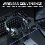 Навушники Onikuma B15 Gaming з мікрофоном та з 3ма режимами (Bluetooth 5.4, дротове, 2.4G) 