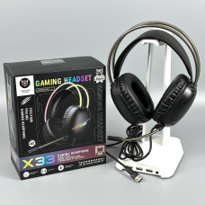 Навушники комп'ютерні Onikuma X33 RGB з мікрофоном