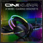 Навушники комп'ютерні Onikuma X33 RGB з мікрофоном
