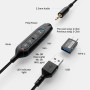 Навушники комп'ютерні Onikuma X81 ANC з мікрофоном (від USB, Type-C + 3.5mm)