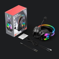 Навушники комп'ютерні Onikuma X89 RGB з мікрофоном (від USB + 3.5mm)
