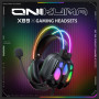 Навушники комп'ютерні Onikuma X89 RGB з мікрофоном (від USB + 3.5mm)
