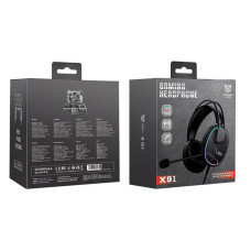 Навушники комп'ютерні Onikuma X91 RGB з мікрофоном (від USB + 3.5mm)