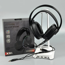Навушники комп'ютерні Onikuma X91 RGB з мікрофоном (від USB + 3.5mm)