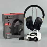 Навушники комп'ютерні Onikuma GT888 Gaming з мікрофоном та з 3ма режимами (Bluetooth 5.4, дротове, 2.4G USB+Type-C)