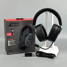 Навушники комп'ютерні Onikuma GT836 Gaming з мікрофоном та з 3ма режимами (Bluetooth 5.4, дротове, 2.4G USB+Type-C)