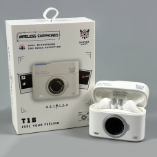 Бездротові навушники Onikuma T18 Camera WHITE