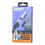 Автомобільний зарядний пристрій Remax CC06 Zinc Alloy PD36W+QC3.0