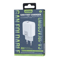 Мережевий зарядний пристрій Remax CA-18 Kings GaN PD30W+22.5W