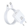 Мережевий зарядний пристрій Remax RP-W71 Figen Series GaN PD30W Type-C to Type-C