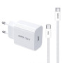 Мережевий зарядний пристрій Remax CA09 Huiying GaN PD30W Type-C to Type-C