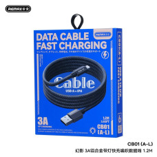 Data Cable Remax CB01 Phantom Lightning 3A 1.2m 