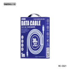 Data Cable Remax RC-C021 Marlik Series Type-C to Type-C 30W 1m