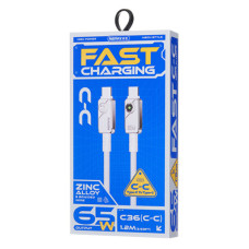 Data Cable Remax C36 Swift FC Aluminum alloy Type-C to Type-C 65W 1.2m
