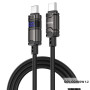 Data Cable Remax C01-AC66W Zinc alloy horizontal screen displa Type-C to Type-C 100W 1.2m 