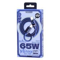 Data Cable Remax CB19 Illumine Zinc Alloy Ambient Light Type-C to Type-C 65W 1.2m