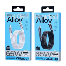 Data Cable Remax CB23 Fonsu Series Type-C to Type-C 65W 1.2m