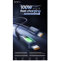 Data Cable Remax CB11 Hungy Series Type-C to Type-C 100W 1.2m