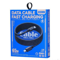 Data Cable Remax CB01 Phantom Type-C to Type-C 65W 1.2m 