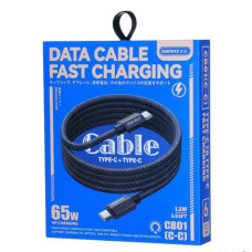 Data Cable Remax CB01 Phantom Type-C to Type-C 65W 1.2m 