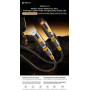 Data Cable Remax CB21 Walker Series Type-C to Type-C + LED-ліхтарик та прикурювач 240W 1.2m