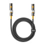 Data Cable Remax CB21 Walker Series Type-C to Type-C + LED-ліхтарик та прикурювач 240W 1.2m