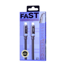 Data Cable Remax CB52 Luminous Link Series Type-C to Type-C 100W 1.2m 