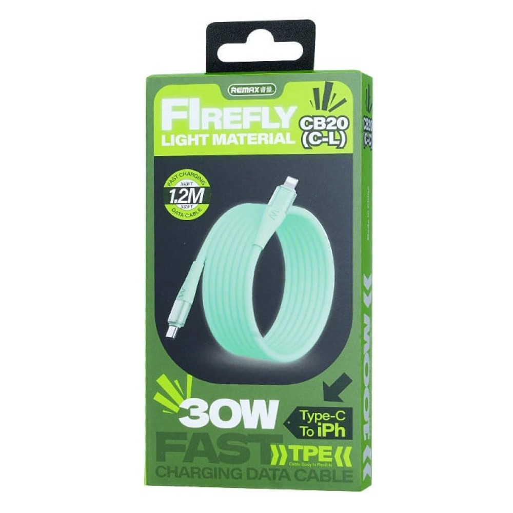 Data Cable Remax CB20 Fluoro Type-C to Lightning 30W 1.2m
