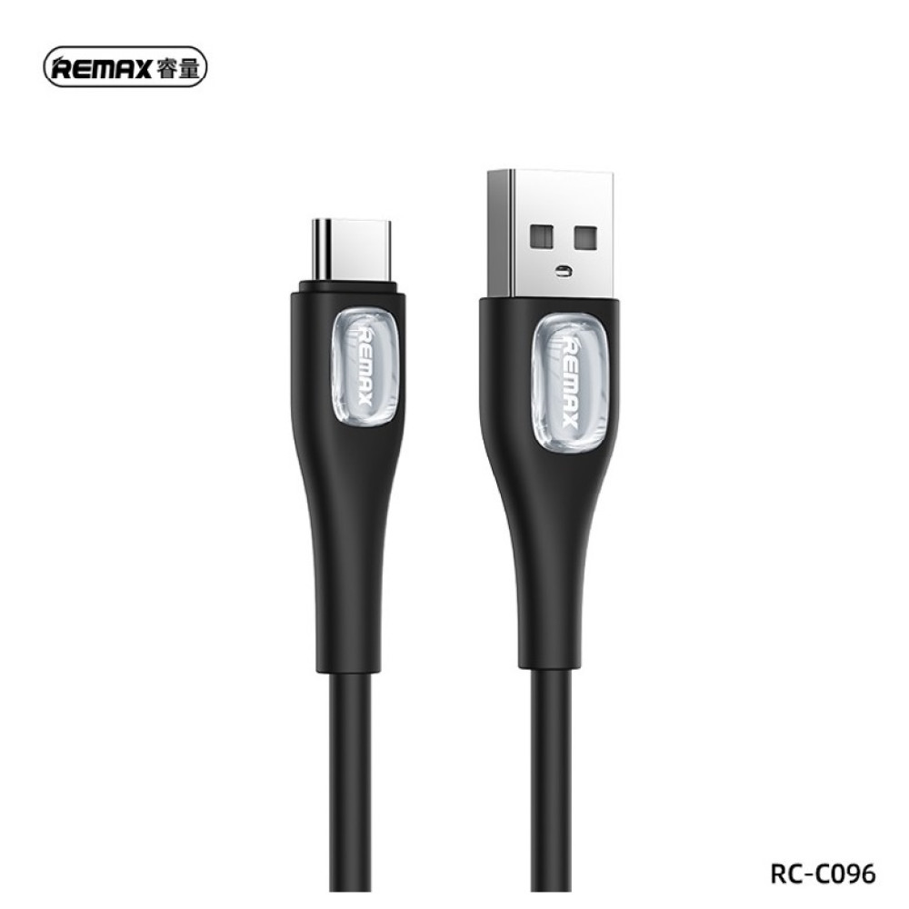Data Cable Remax RC-C096 Crystal Series Type-C 2.1A 1m
