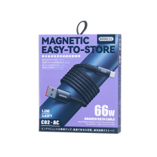 Data Cable Remax C02-AC66W Aluminum alloy magnetic Type-C 66W 1.2m 