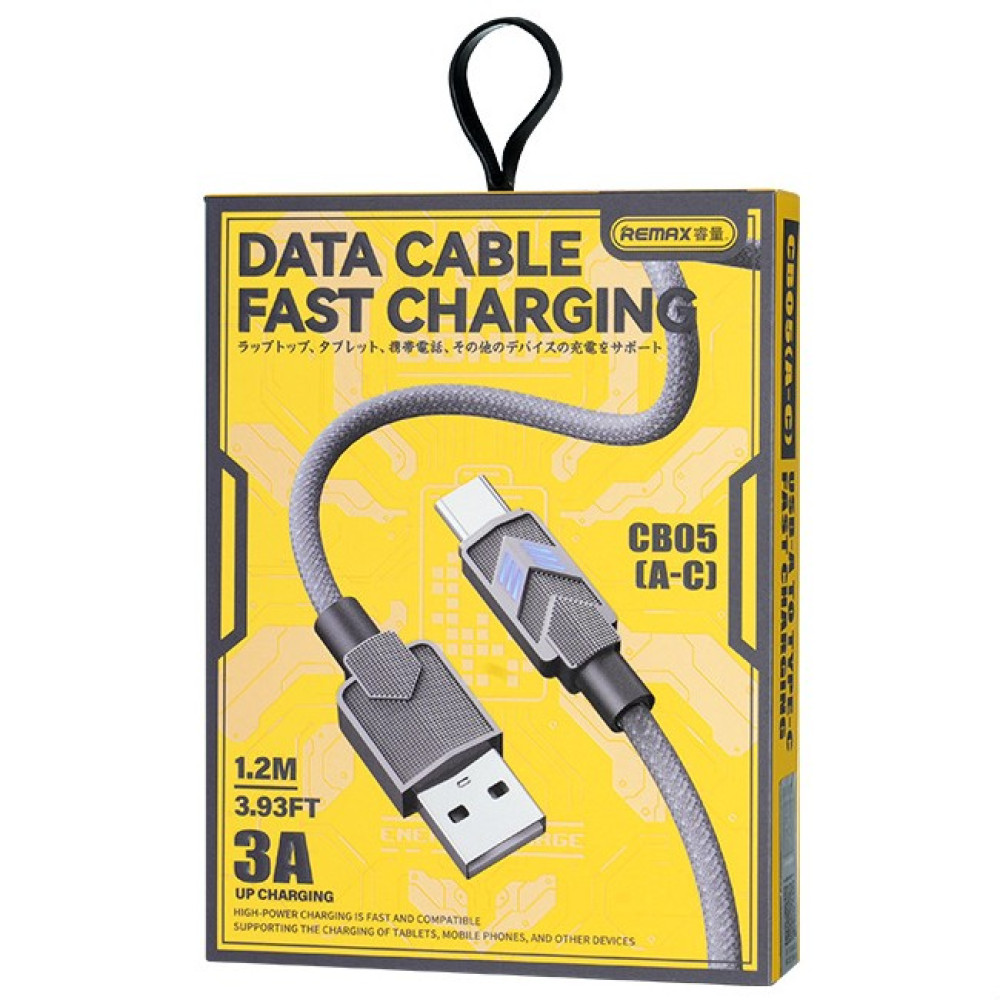 Data Cable Remax CB05  Bumblebee Series Type-C 3A 1.2m