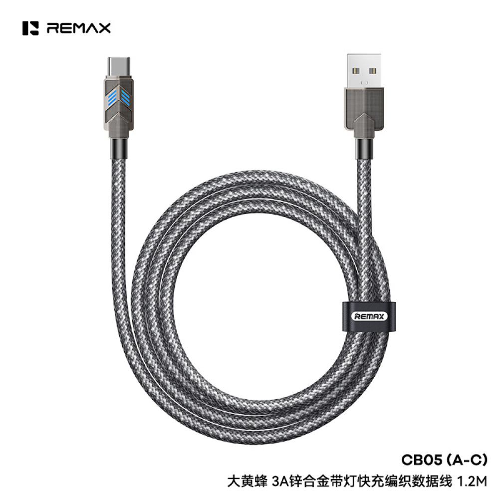 Data Cable Remax CB05  Bumblebee Series Type-C 3A 1.2m