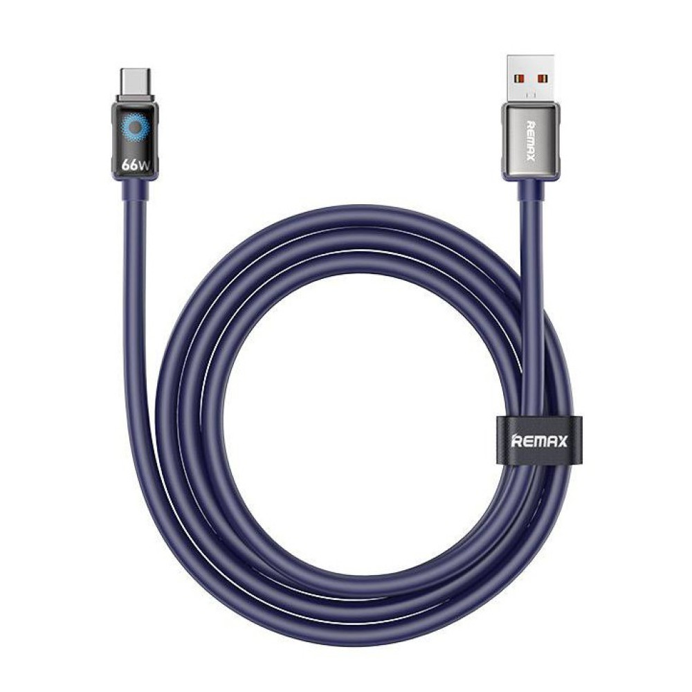 Data Cable Remax CB19 Illumine Zinc Alloy Ambient Light Type-C 66W 1.2m